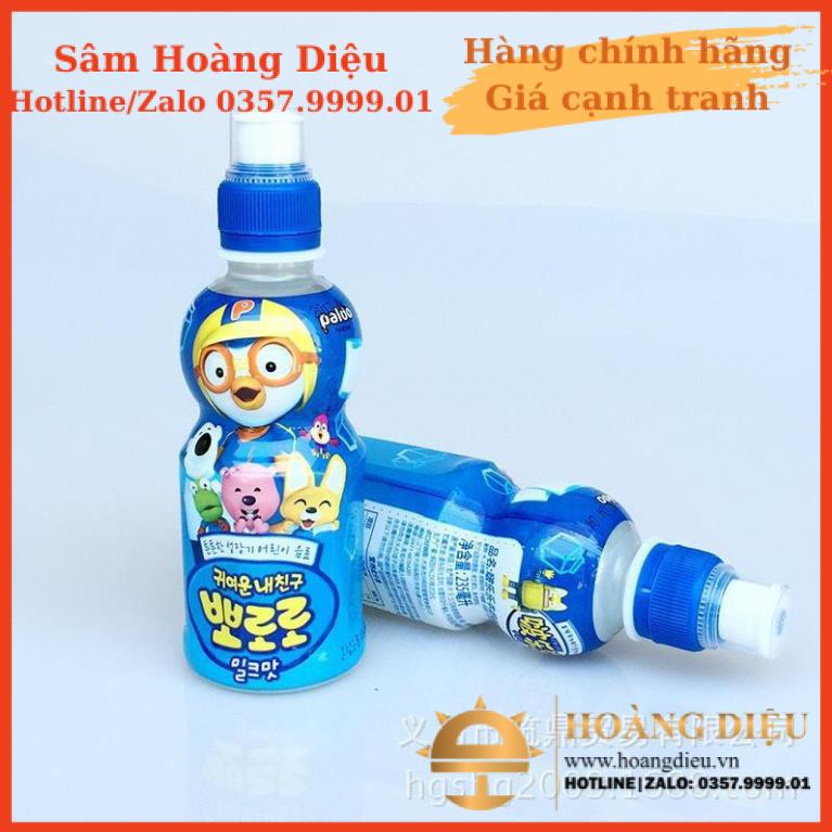 SÂM HOÀNG DIỆU -Nước trái cây Paldo Pororo 5 chai x 235ml