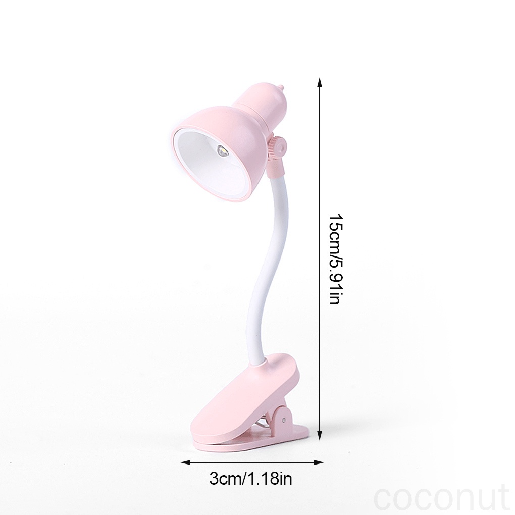 Đèn đọc sách mini có kẹp để bàn có thể điều chỉnh