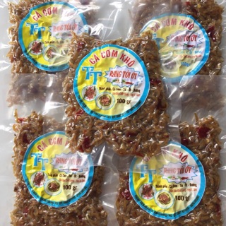 COMBO CÁ CƠM KHÔ RANG TỎI ỚT