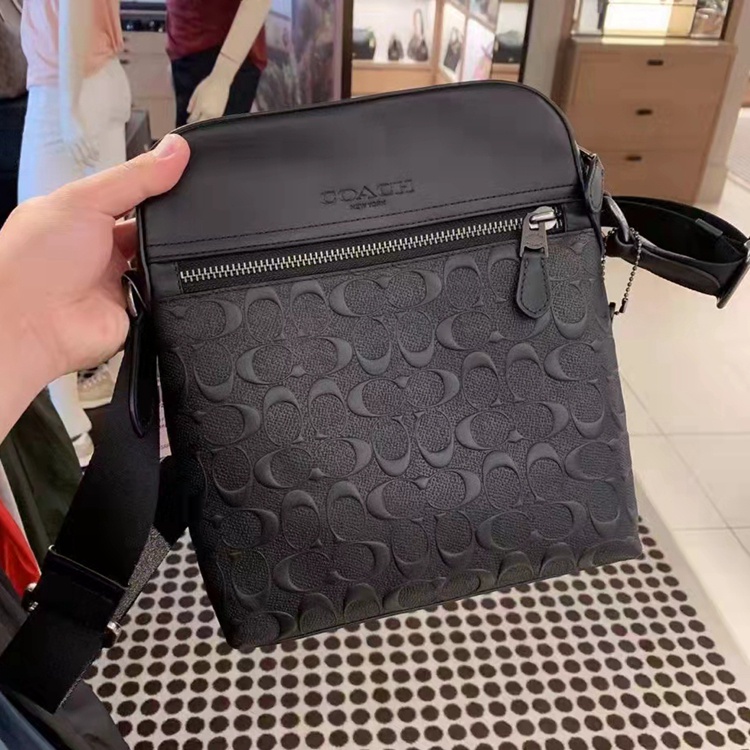 COACH Túi Đeo Chéo Vuông Nhỏ Phong Cách Mỹ Thời Trang Cho Nam F73336