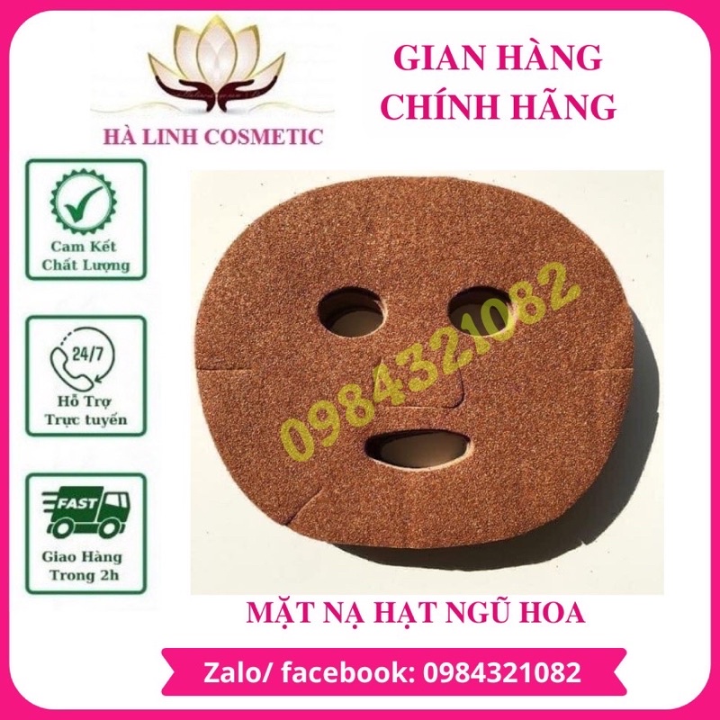 combo 100 miếng mặt nạ ngũ hoa, hạt đình lịch, mầm rong biển giảm mụn, kiềm dầu hàng xịn xò giá rẻ