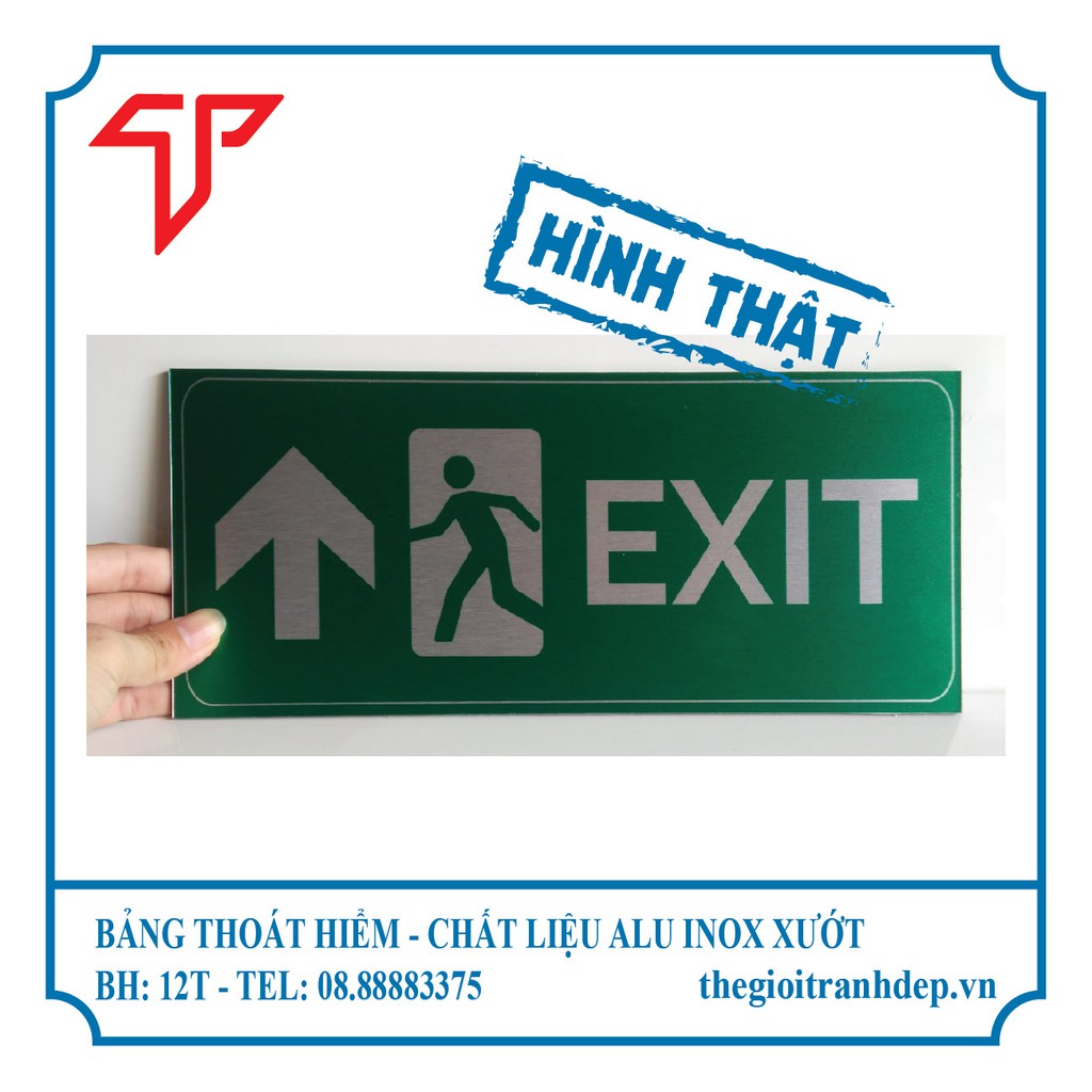 Bảng lối thoát hiểm, bảng exit, bảng chỉ dẫn, biển hướng dẫn exit giá tốt nhất