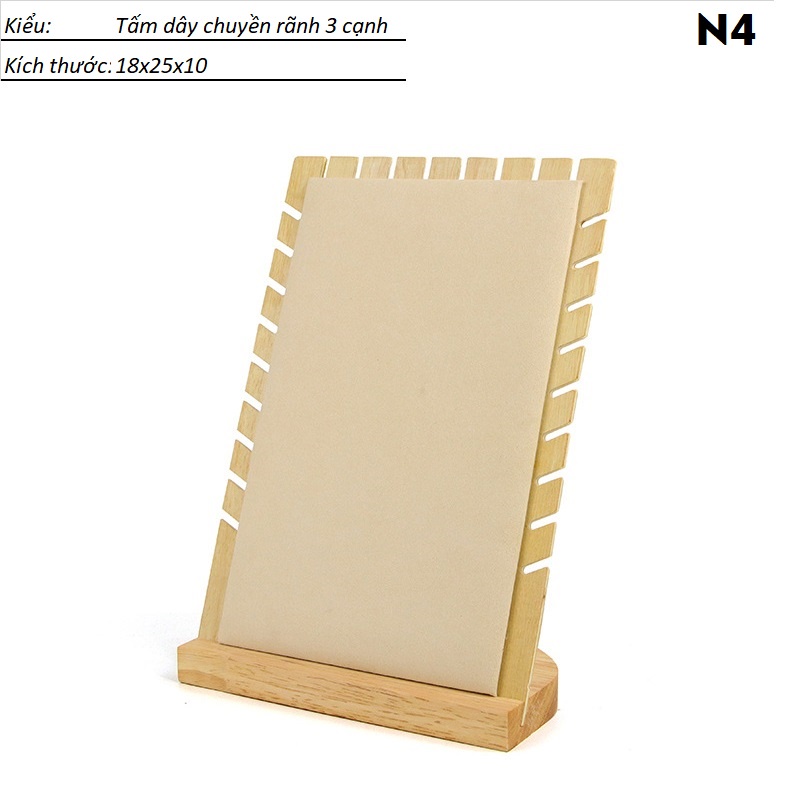 [D2CB] Bộ giá gỗ trưng bày trang sức lai trim chụp mẫu ảnh 3D rất đẹp 1-12 mẫu