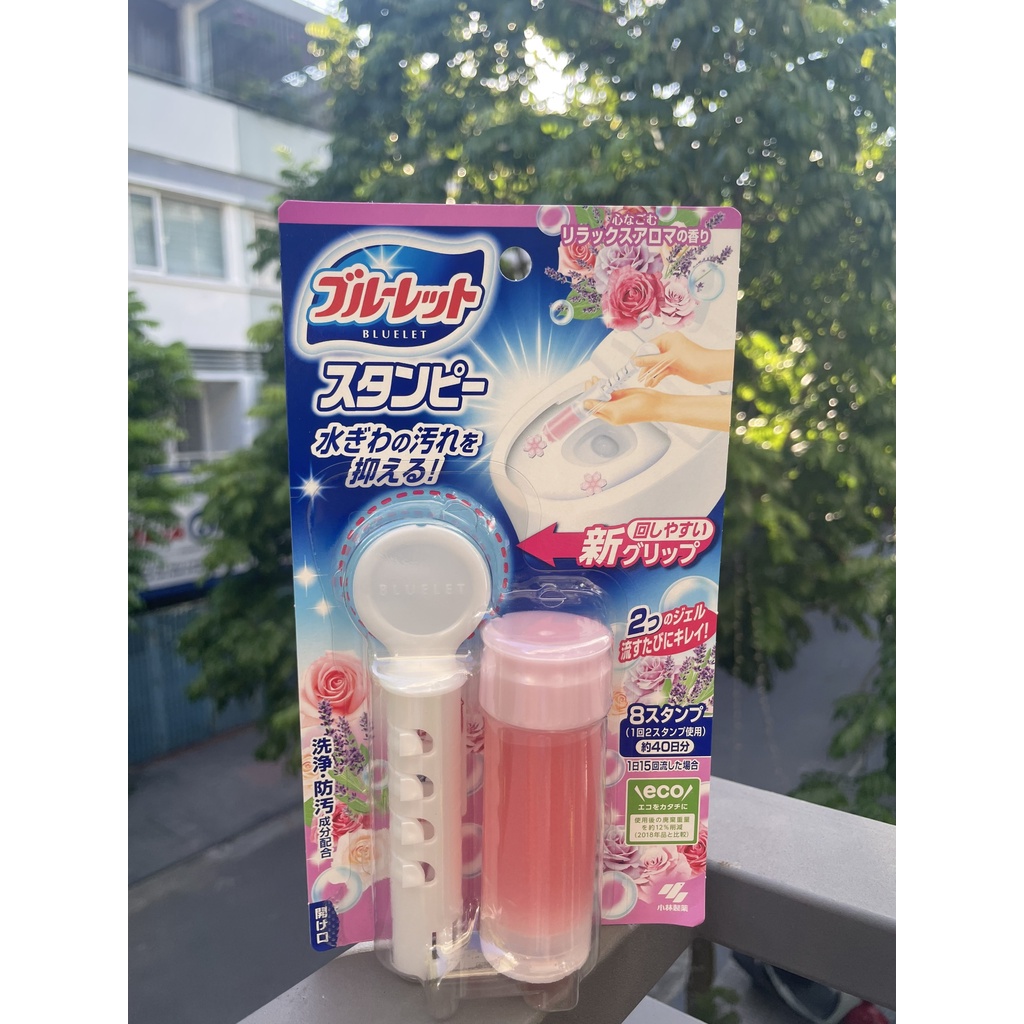 Gel khử mùi bồn cầu toilet hình bông hoa Kobayashi Diệt khuẩn khử trùng bồn cầu nội địa Nhật Bản