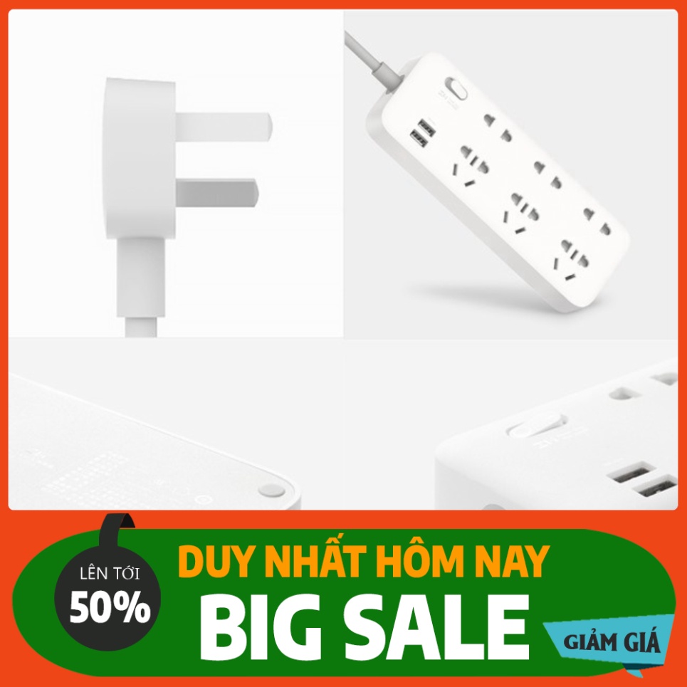 SẢN PHẨM CHÍNH HÃNG Ổ cắm Xiaomi ZMI Power Strip 6 cổng 2 USB CX05 - Ổ kết nối điện Xiaomi Power Strip 6 cổng 3 USB ...