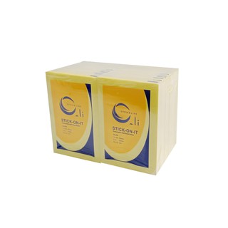 Giấy note 3x2, 100 tờ, màu vàng OLI-656