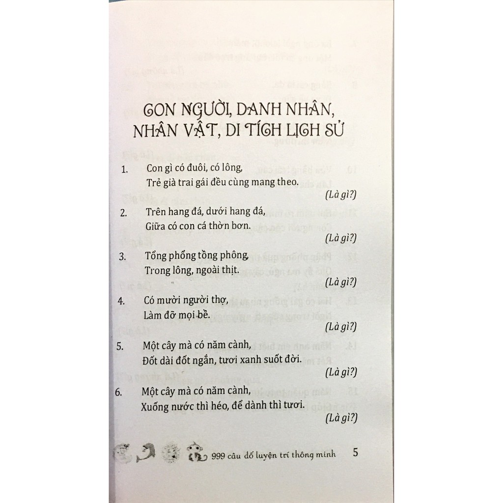 Sách - 999 Câu Đố Luyện Trí Thông Minh