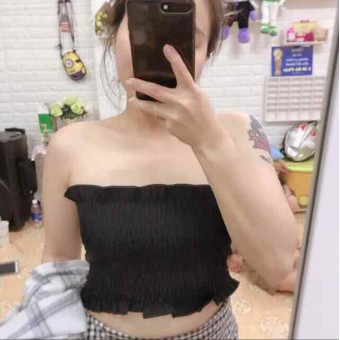 Áo ống nhún - YuRi Boutique - Ảnh thật