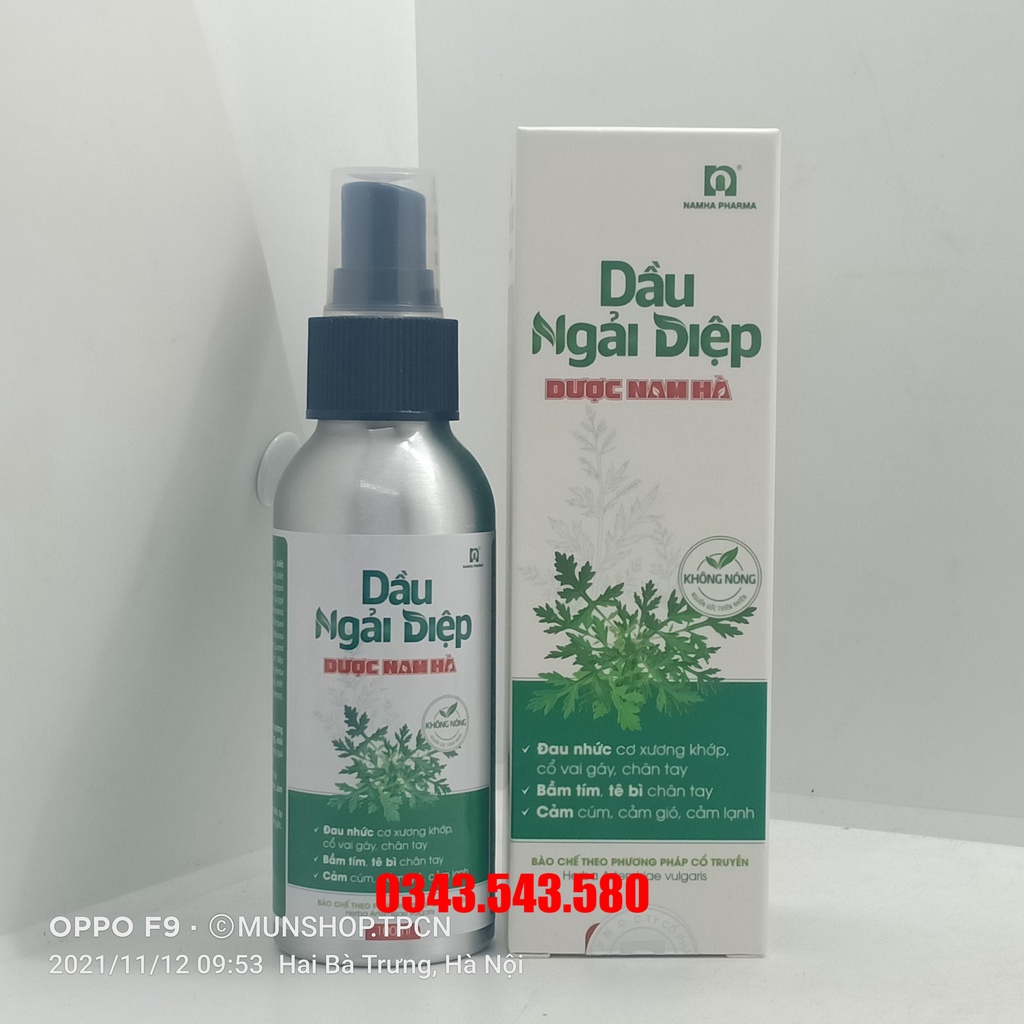 Dầu Ngải Diệp Dược Nam Hà chai 100ml