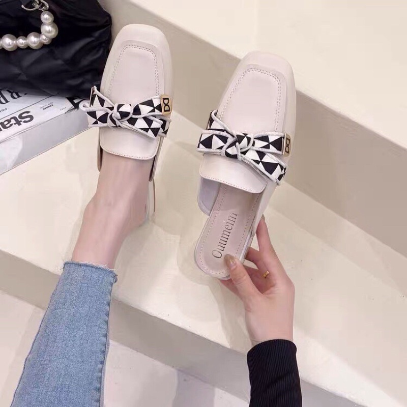 Sục nữ mũi vuông thắt nơ D D tam giác về SLL xả kho 40k