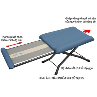 Ghế ngủ văn phòng Mã GN.02 (mầu Xanh đậm)