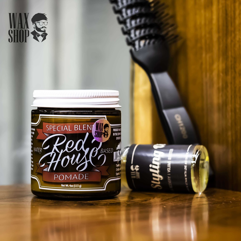 Sáp Vuốt Tóc Special Blend Pomade - The Red House⚡[Chính Hãng]⚡Siêu Giữ Nếp tới 24 Tiếng, Tặng Kèm Pre-Styling Oil+ Lược