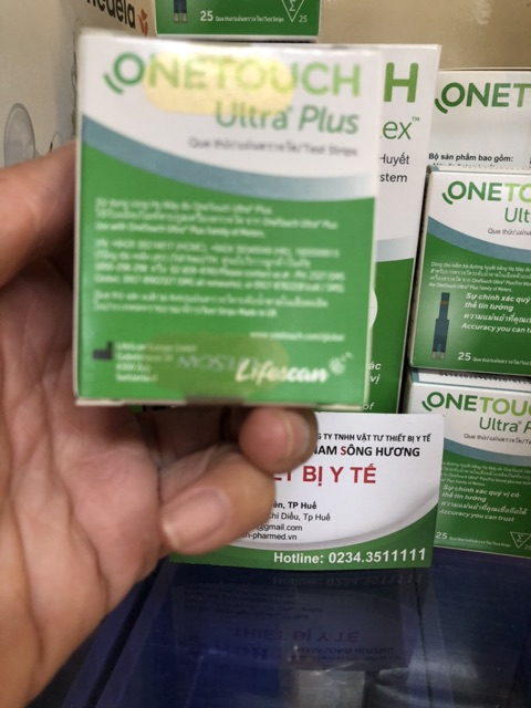 [DATE XA] que thử test thử đường huyết tiểu đường One Touch Ultra Plus Flex Johnsons & Johnson