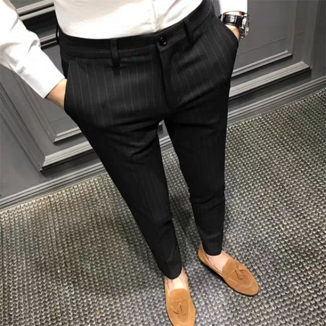 Quần tây nam ống côn nhỏ ôm chân dáng body mẫu mới đủ màu đủ size QUẦN ÂU WIN 69