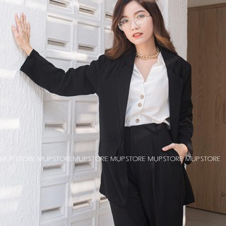 Áo Vest Công Sở Túi Nắp - MỤP STORE