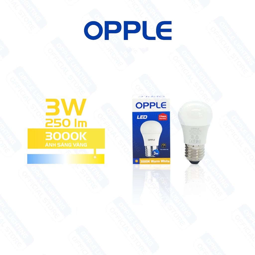Bóng Đèn OPPLE LED Bulb Ecomax E27 - Tiết Kiệm Điện, Tuổi Thọ Cao Lên Đến 20.000 Giờ - Chính Hãng