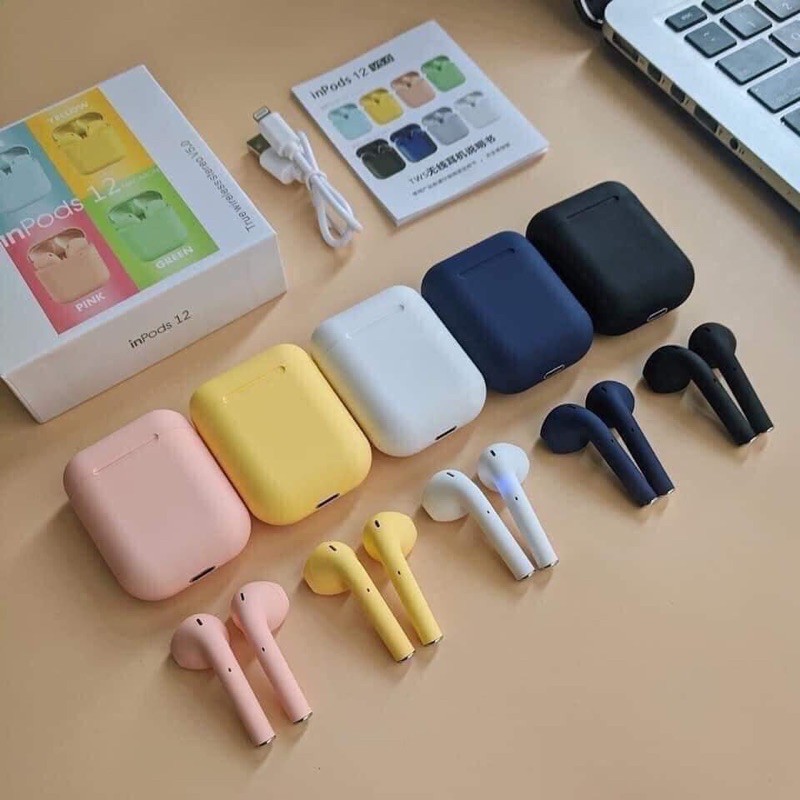 Airpods 2 full seal, new 1OO%, ĐỊNH VỊ, ĐỔI TÊN, BẢO HÀNH 1 NĂM./ i11 (cảm ứng)