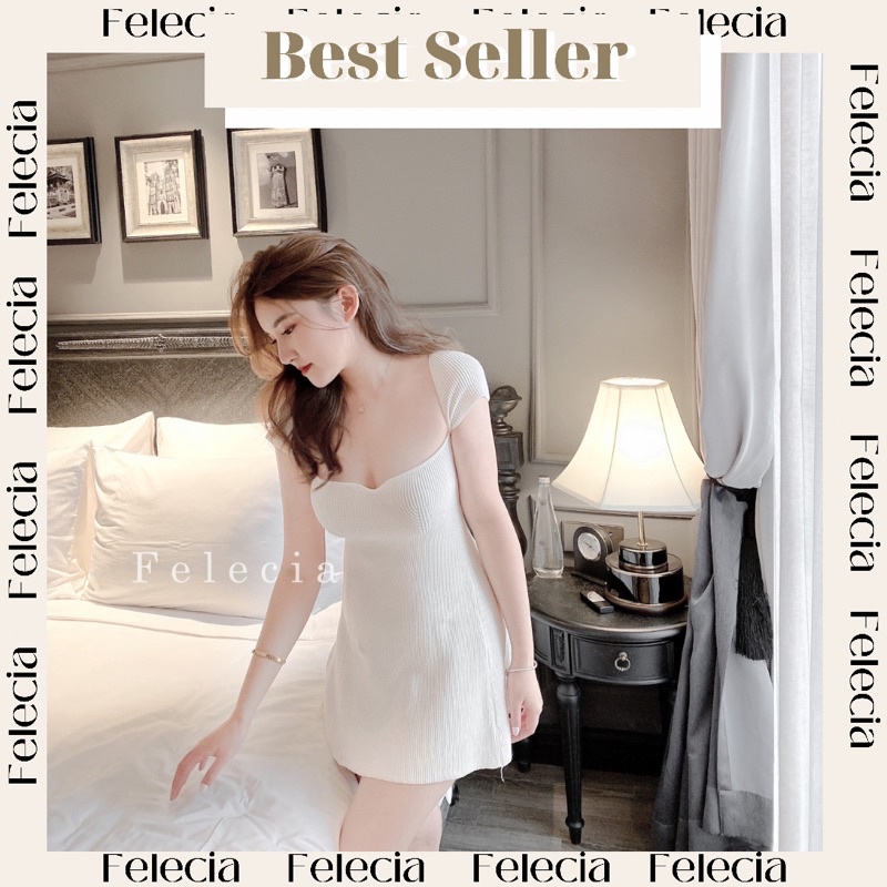 Váy len tăm (2 màu)