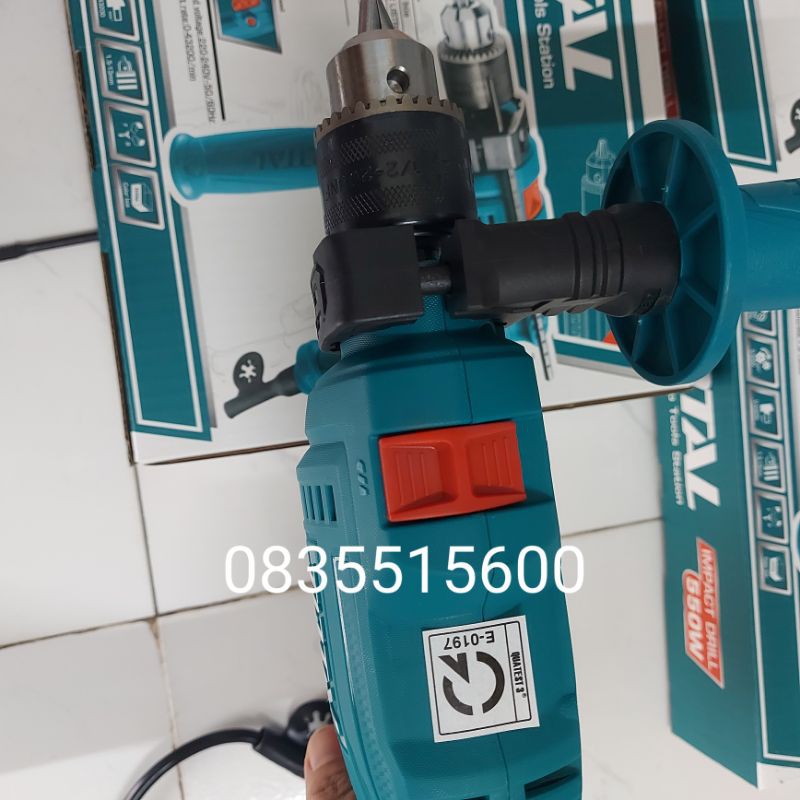 MÁY KHOAN ĐỘNG LỰC 550W TOTAL TG105136E [CHÍNH HÃNG] MÁY KHOAN BÚA 13MM TOTAL [RẺ] KHOAN TƯỜNG DCA INGCO