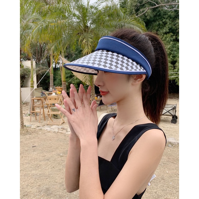 Nón Lưỡi Trai Nửa Đầu Chống Tia Cực Tím Phong Cách Paris Mới