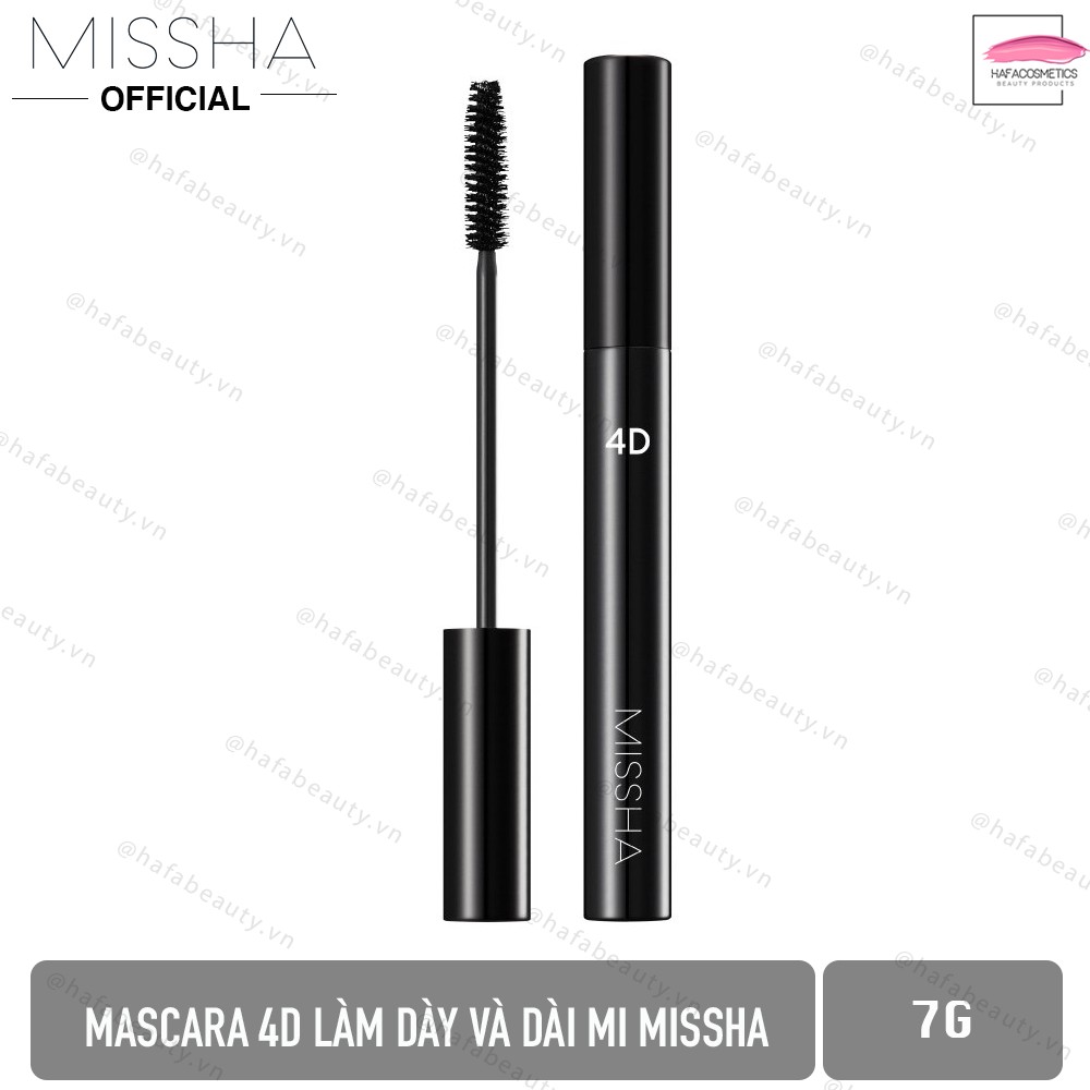 Mascara 4D Làm Dày Mi Missha The Style 4D Mascara 7g _ Missha Chính Hãng