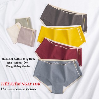 Quần lót cotton không đường may, quần lót nữ không viền xuất Nhật QC60