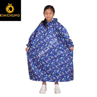 Áo mưa trẻ em không xẻ tà vải dù cao cấp cho bé (Từ 2-12 tuổi) màu ngẫu nhiên, nhắn shop để chọn màu theo giới tính
