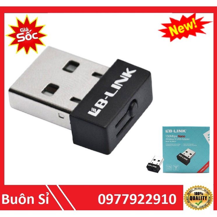 USB THU WIFI LB-LINK 151 I USB thu sóng wifi siêu nhỏ BẢO HÀNH 12th
