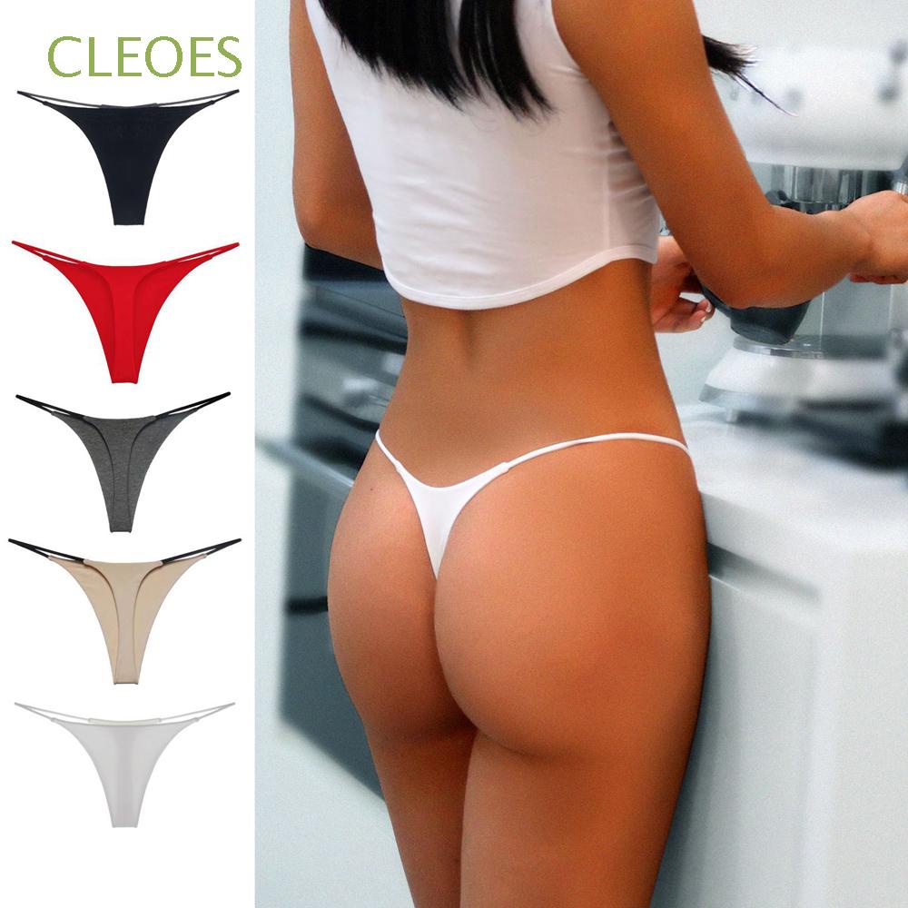 Quần Lót Dây Cotton Mỏng Lưng Thấp Nhiều Màu Sắc Gợi Cảm Cho Nữ Size S-XL