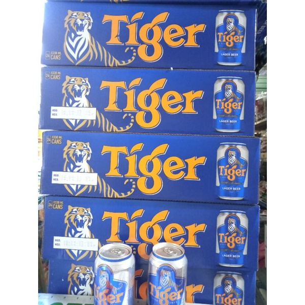 Thùng 24 lon bia tiger nâu 24*330ml (chỉ nhận đơn hoả tốc