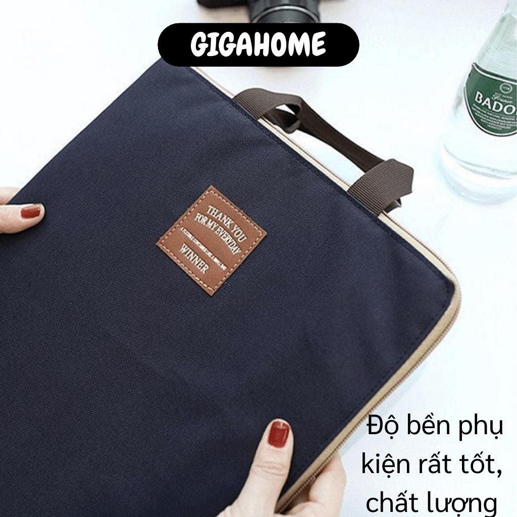 Túi đựng máy tính, chống xốc   GIÁ VỐN  Túi vải đựng tập giấy A4 Mu Xin Bag thiết kế đơn giản đẹp mắt 9138