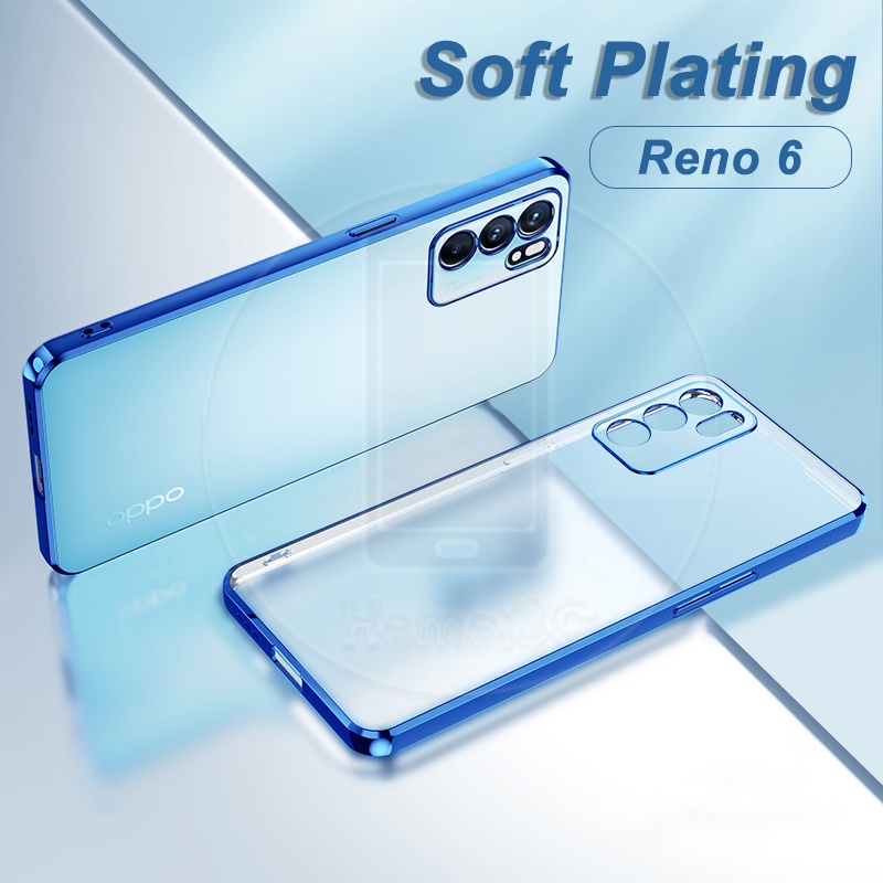 Ốp Điện Thoại TPU Mềm Trong Suốt Thời Trang Cho Oppo Reno 6 5 3 2 10x Zoom Pro Reno6
