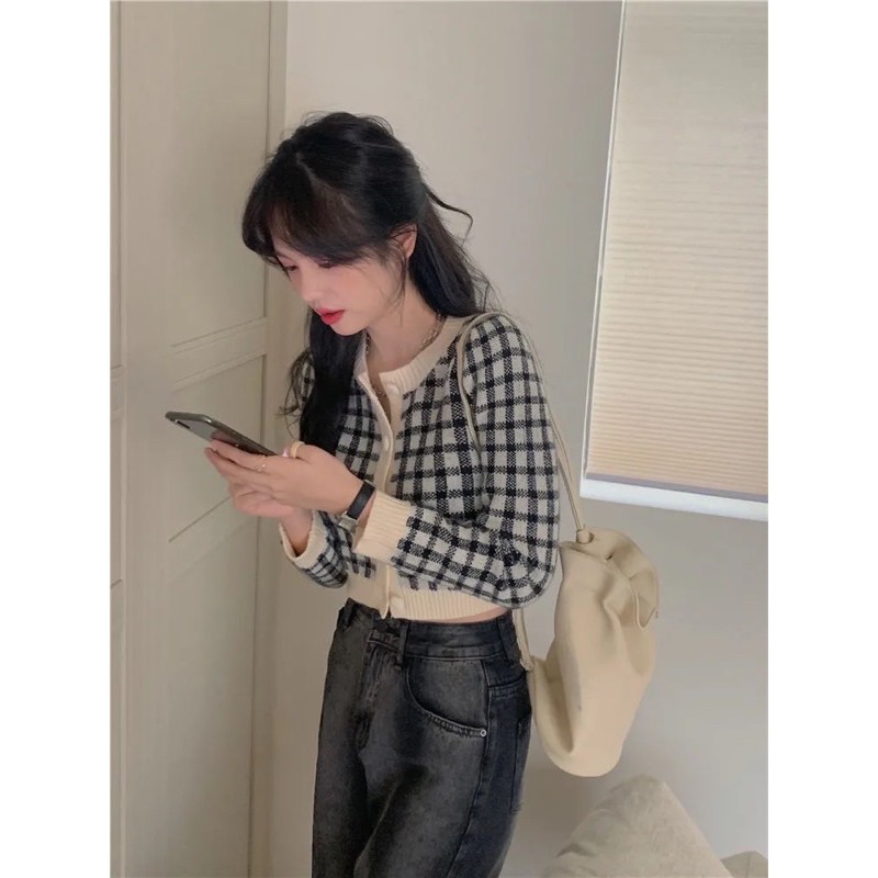 [ORDER] ÁO CARDIGAN CARO KẺ | BigBuy360 - bigbuy360.vn