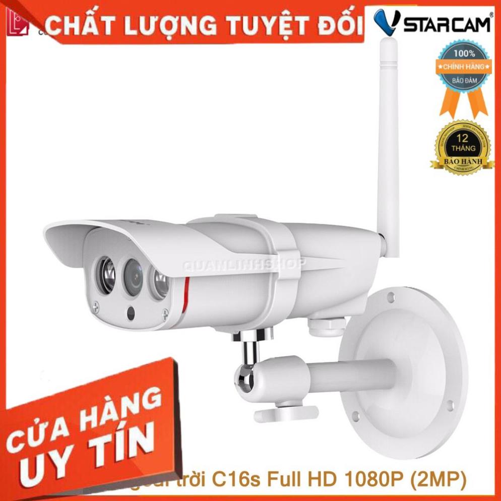 (giá khai trương) Camera ngoài trời Vstarcam C16s Full HD 1080P kèm thẻ 128GB