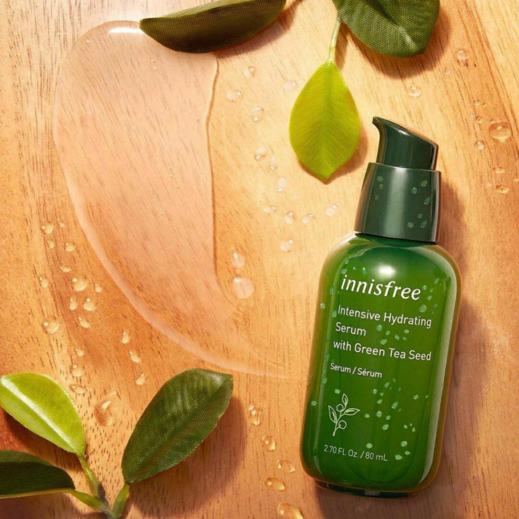 Tinh chất dưỡng ẩm Innisfree- chiết xuất từ trà xanh Innisfree Green tea seed serum 80ml|MẤU MỚI|.