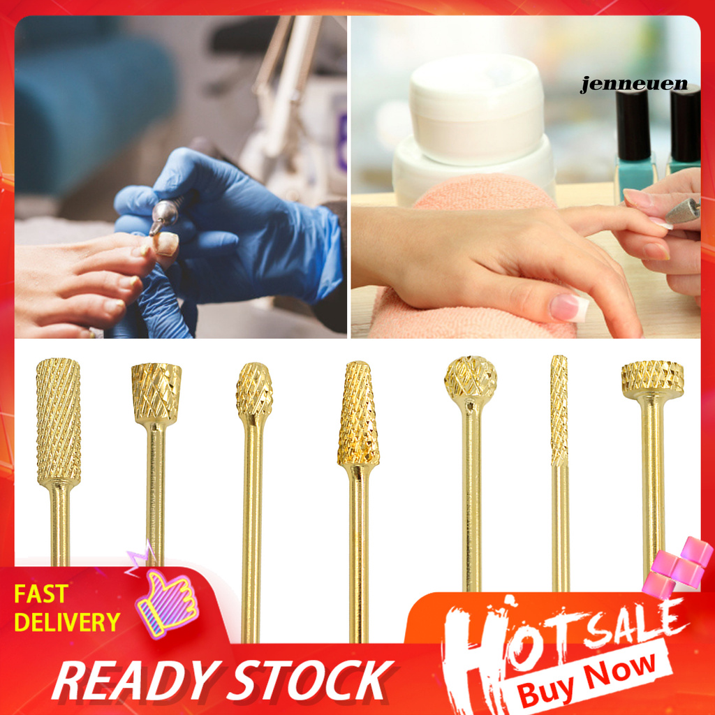 [Hàng mới về] Đầu mài mạ vàng cho máy mài móng tay chuyên dụng
