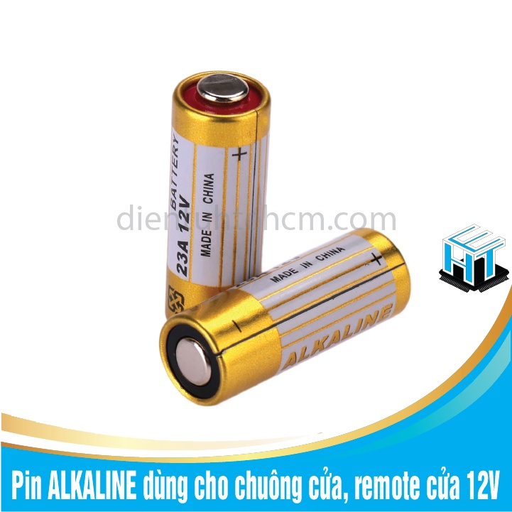 Pin ALKALINE dùng cho chuông cửa, remote cửa 12V