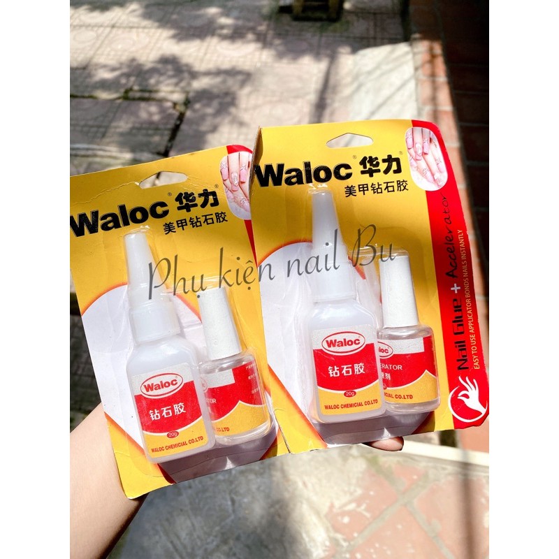 Keo waloc gắn đá, gắn móng waloc