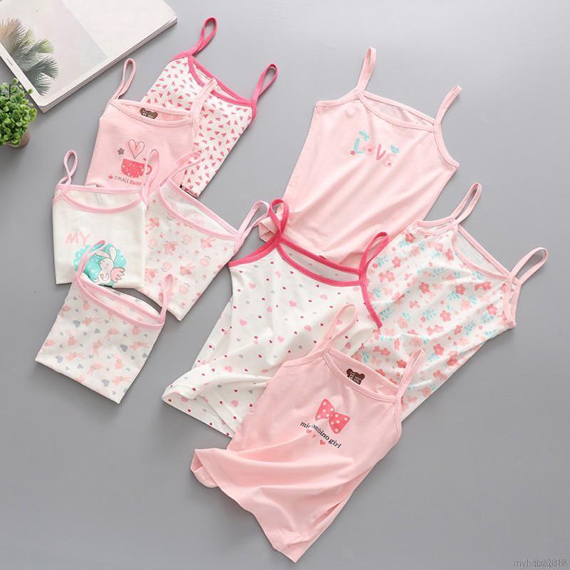 [Mã FASHIONT4FA2 giảm 10K đơn 50K]  My Baby  Áo sát nách in hoa xinh xắn cho bé gái