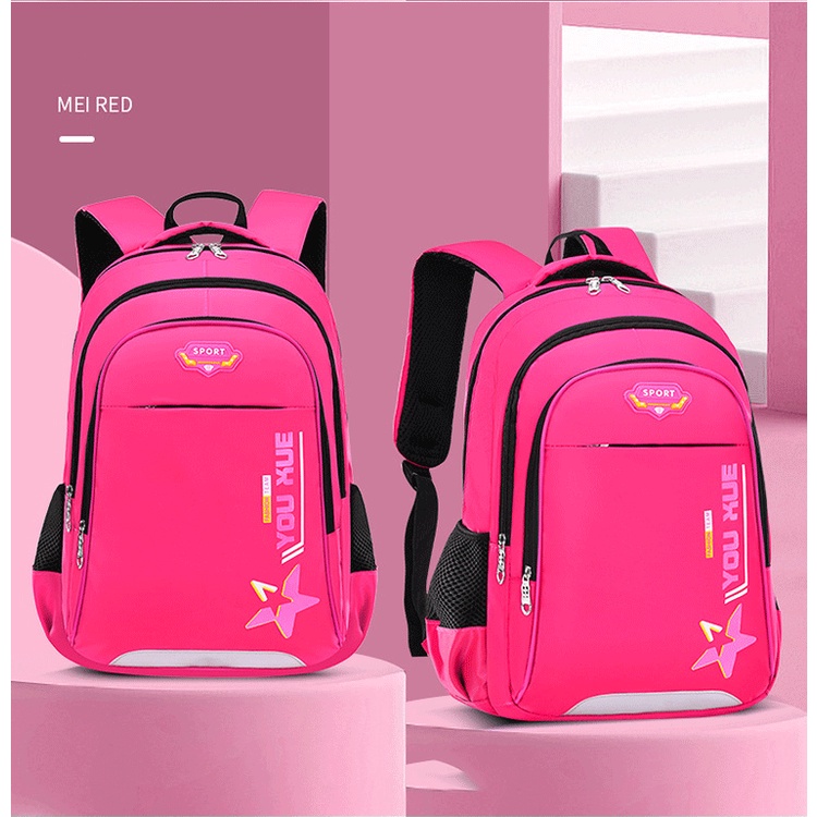Balo Cặp sách học sinh chống gù lưng, chống thấm nước, phản quang ban đêm cho bé trai gái tiểu học lớp 2-5