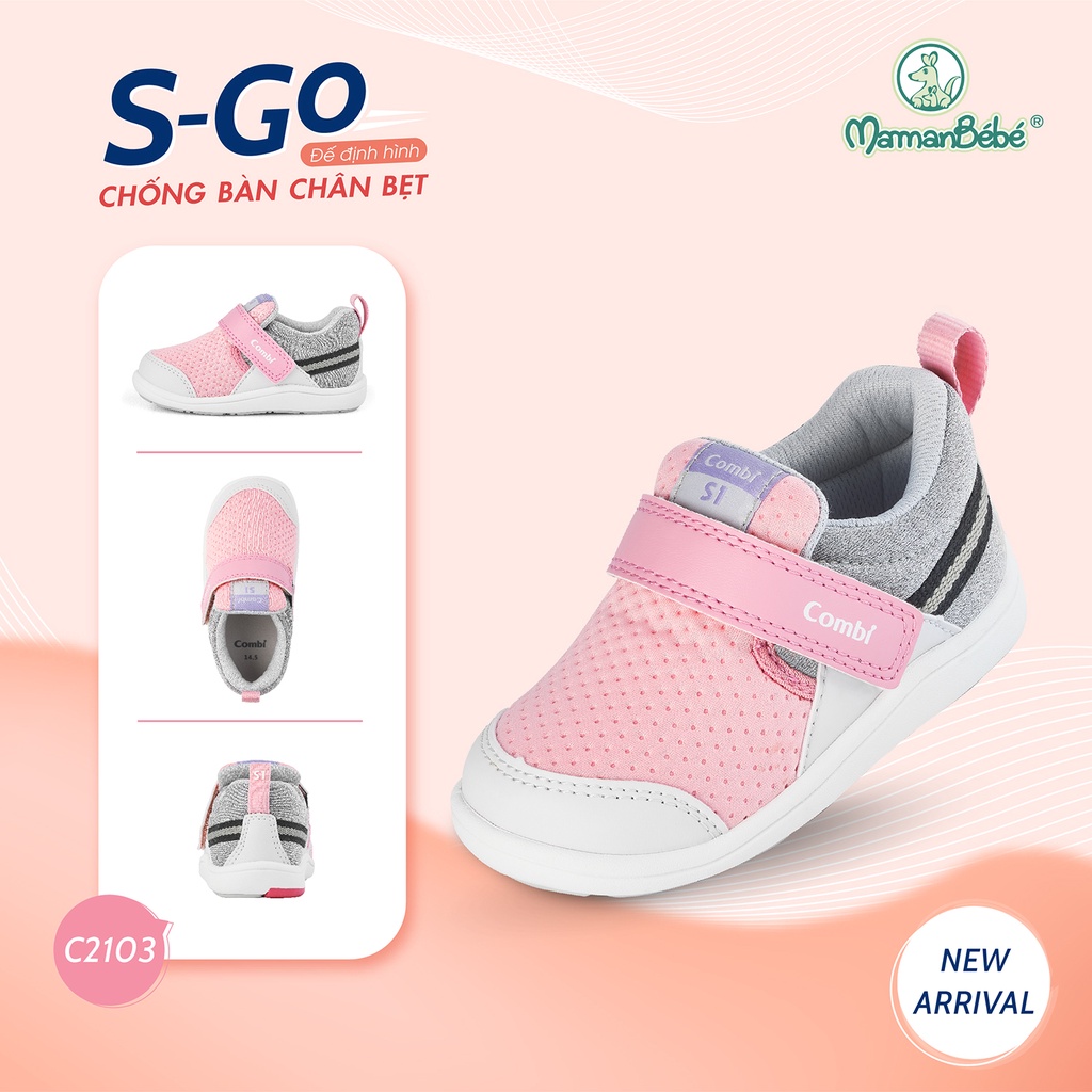 Giày Combi S-Go đế định hình C2103 màu hồng