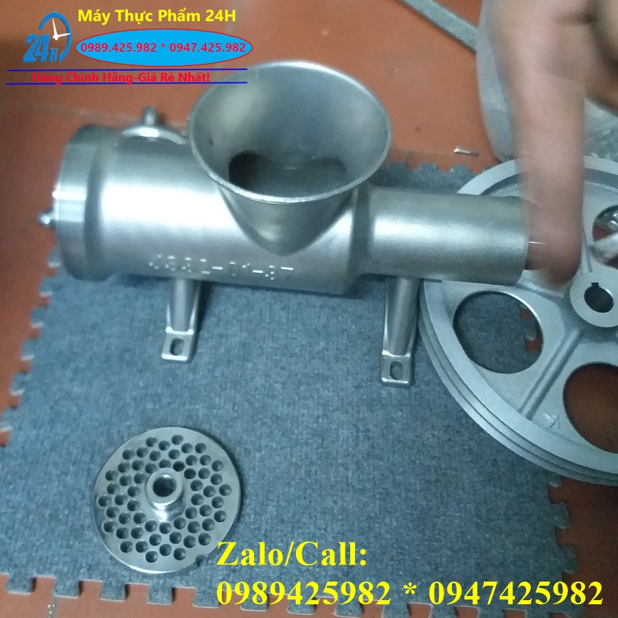 Đầu nghiền xương ,Cối xay thực phẩm Inox 22,32 không chân,phễu,mô tơ