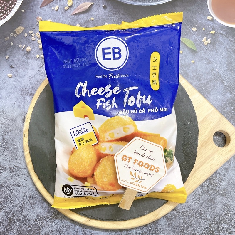 Viên thả lẩu Malaysia, Đậu Hũ Phô Mai EB (gói 500gram) - Ship nhanh HCM | BigBuy360 - bigbuy360.vn