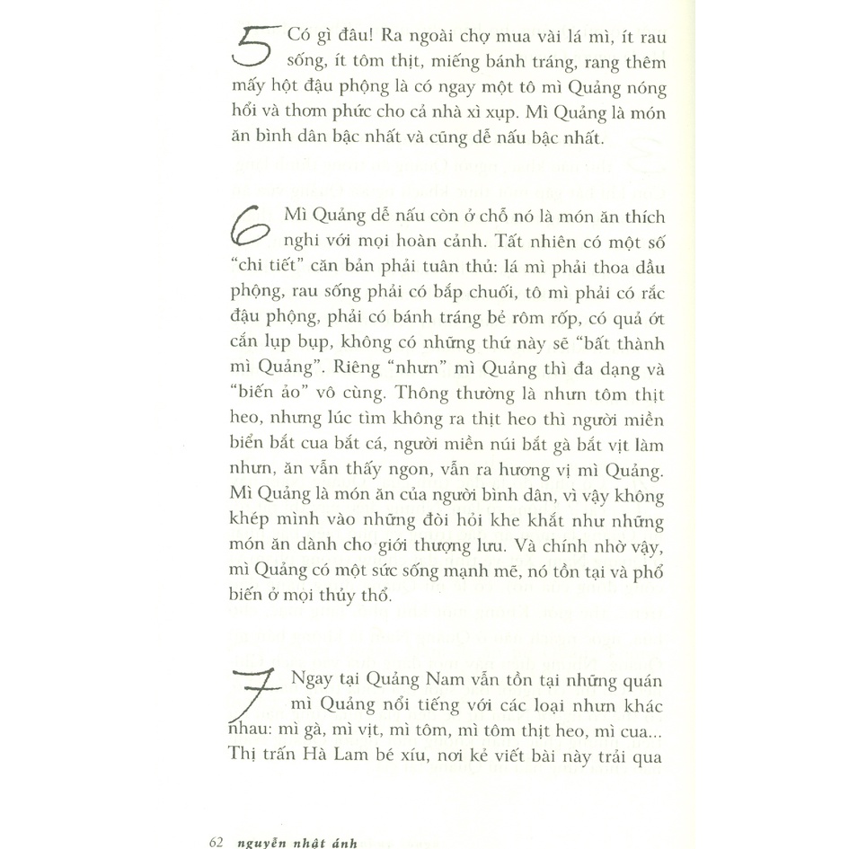 Sách - Người Quảng đi ăn mì Quảng  - phiên bản đặc biệt - Nguyễn Nhật Ánh