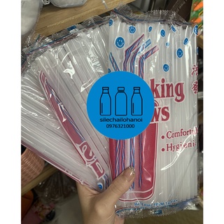 Ống hút tạo kiểu 2 đầu (gói 100 ống)