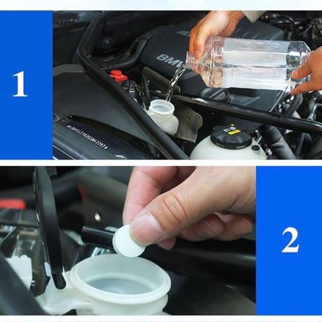 Viên sủi rửa kính xe ô tô siêu sạch MinhThu Auto Nội thất và các sản phẩm chăm sóc xe
