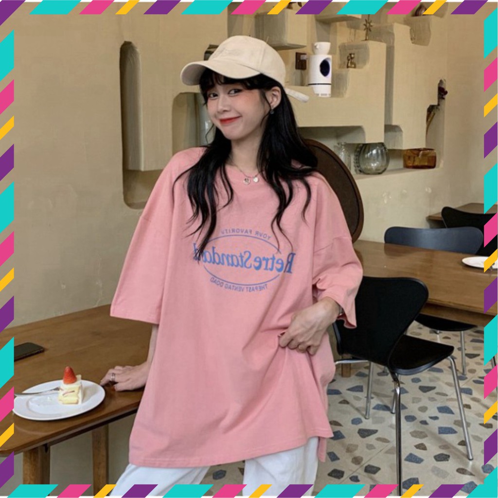 Áo Thun Tay Lỡ Form Rộng Retre Siêu Hot 🍁 Áo thun Unisex nam nữ đều mặc được | BigBuy360 - bigbuy360.vn