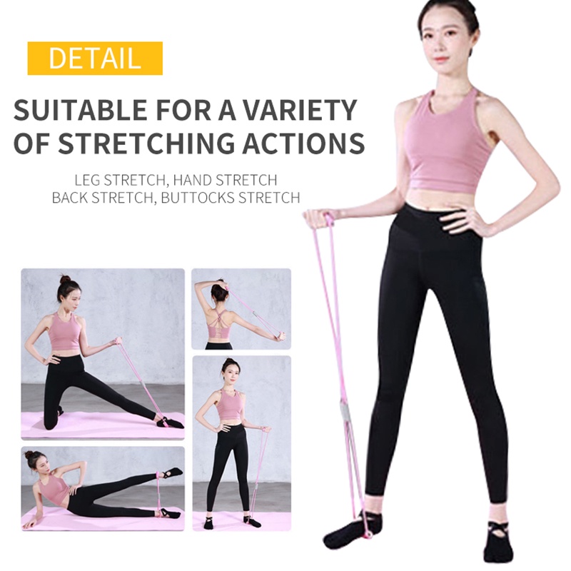 Dây kháng lực JUNLAIKANG kiểu số 8 dành cho tập thể dục thể hình yoga pilate tại nhà