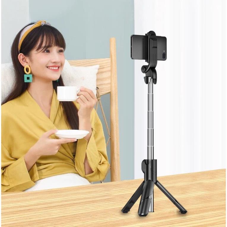 [GIÁ XƯỞNG] Gậy Chụp Ảnh Tự Sướng  Xt-02 Có Chân Đứng Kèm Điều Khiển Kết Nối Bluetooth | BigBuy360 - bigbuy360.vn