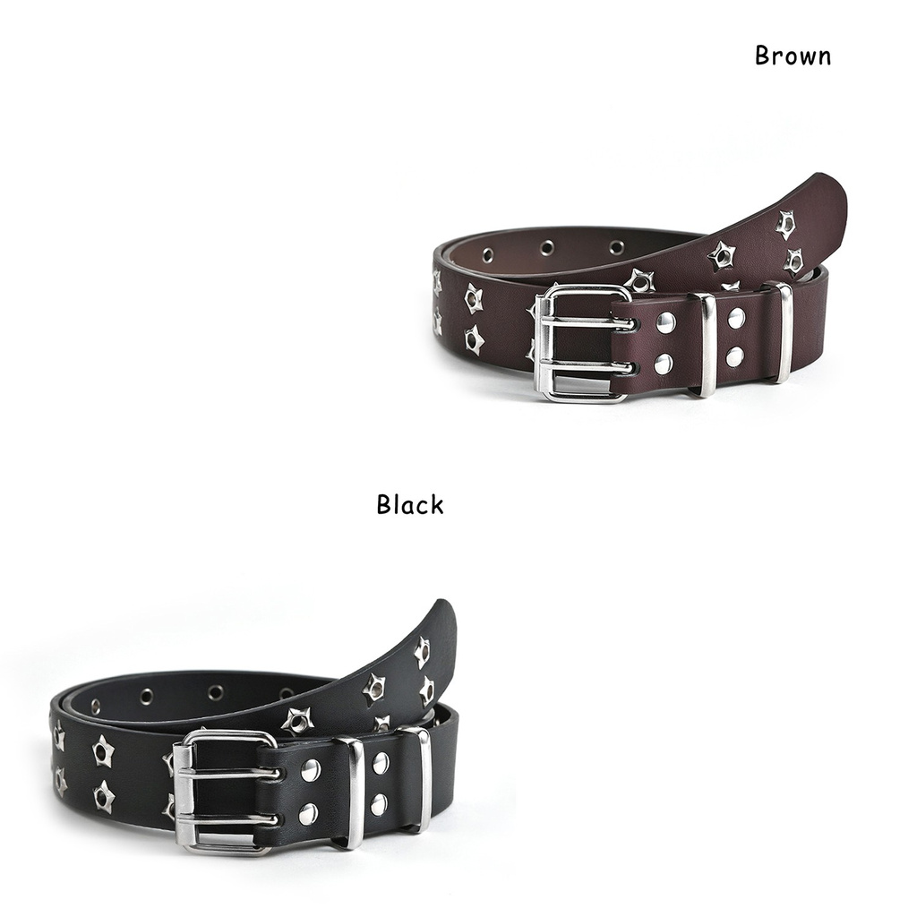 Thắt Lưng Da Phối Khóa Kim Loại Nhiều Màu Sắc Đầy Cá Tính